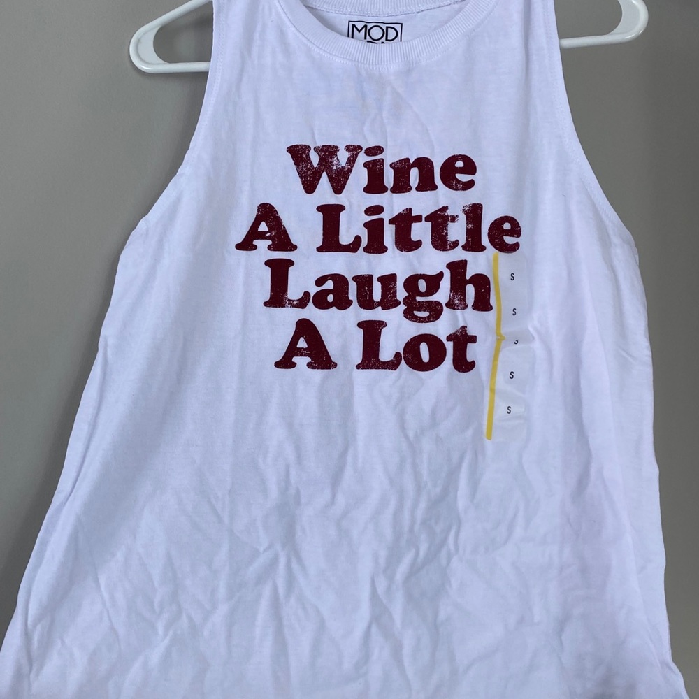 Wine A Little Muscle Tank